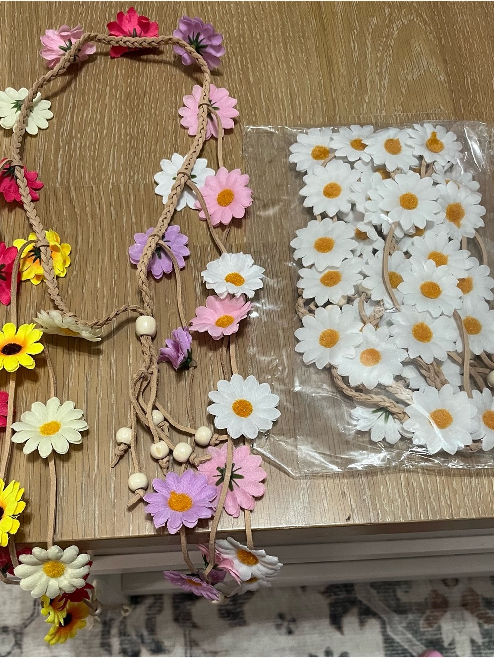 2 Piece Flower Crown Headbands